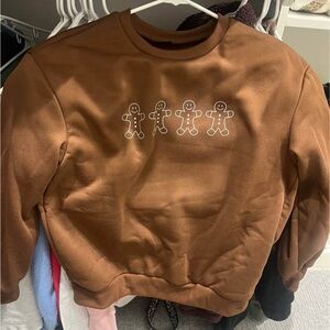 Brown Gingerbread Sweatshirt